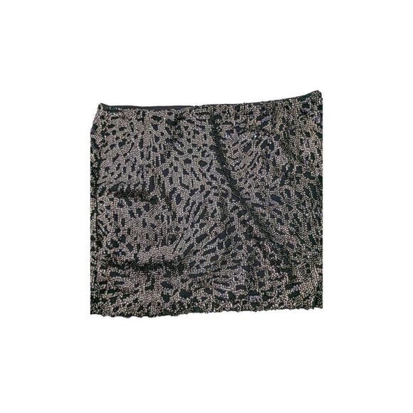 1. State Women Black Sequin Embellished Pencil Cut Mini Skirt Size Large - Picture 7 of 9
